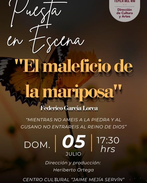No te pierdas la puesta en escena «El Maleficio de la Mariposa», de Federico García Lorca