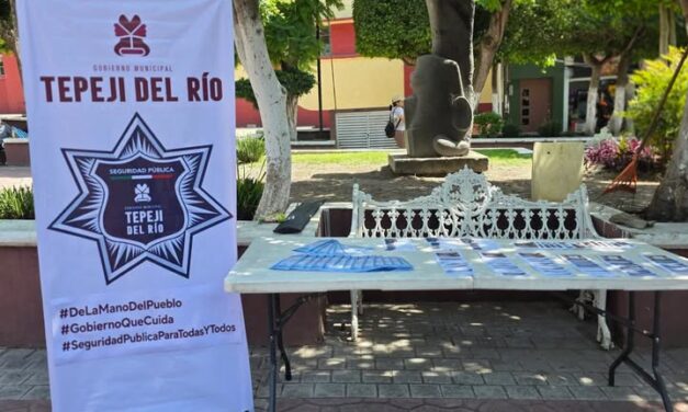 Secretaría de Seguridad fortalece acciones preventivas contra extorsiones y fraudes en Tepeji del Río