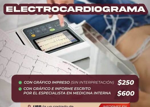 DIF Atotonilco de Tula invita a la población a cuidar la salud del corazón con el servicio de electrocardiograma