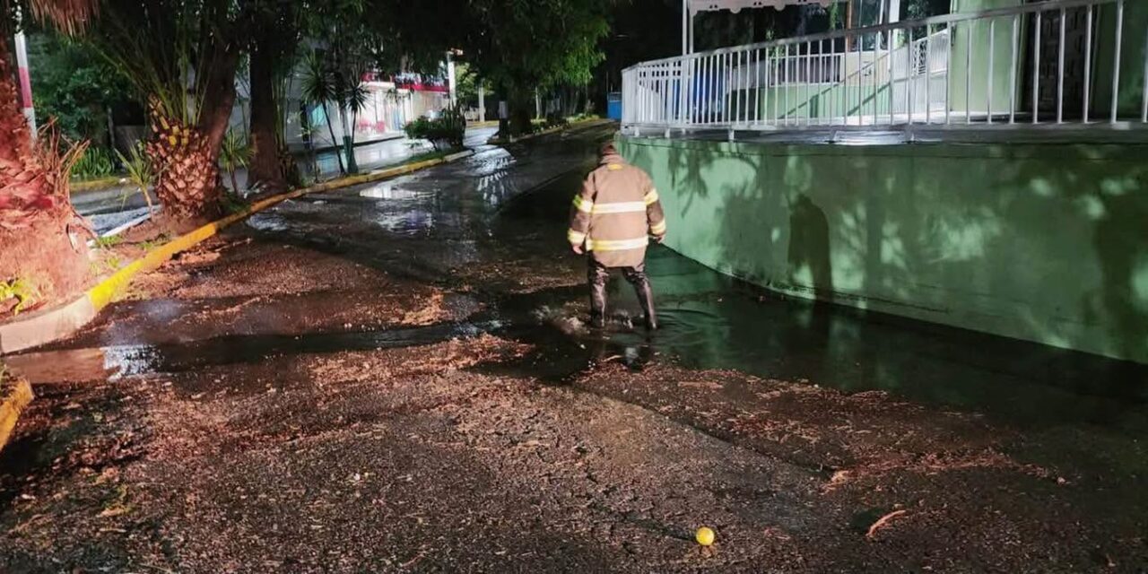 PC y Bomberos Tula, realiza recorridos de prevenció y atención derivado de las lluvias