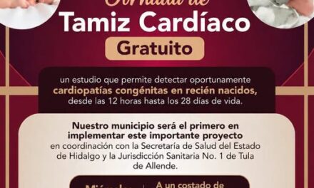 El Gobierno Municipal de Tepeji del Río invita a la Jornada de Tamiz Cardíaco Gratuito