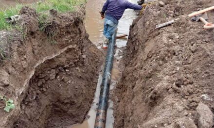 Concluyen trabajos de sustitución de linea de conducción en Tianguistengo