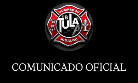 PC y Bomberos Tula emite el siguiente comunicado: