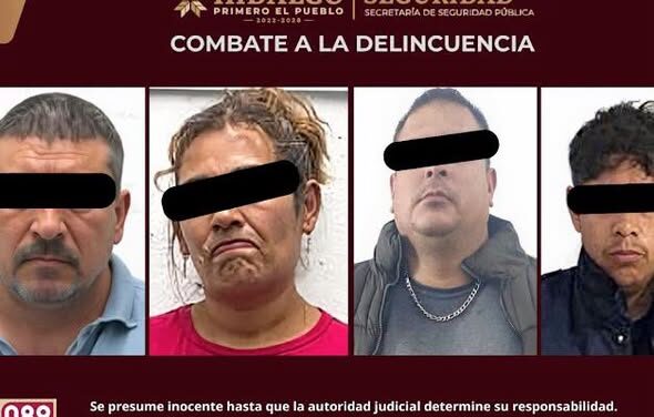 Aseguran a cuatro personas por narcomenudeo y robo en Tula de Allende, Actopan y Tizayuca