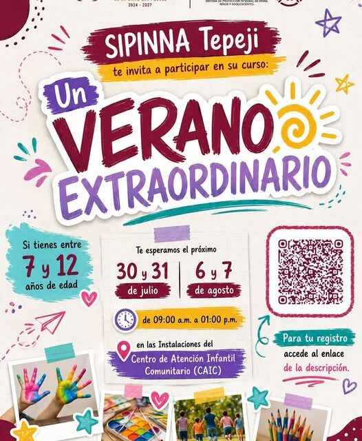 Preparan curso «Un Verano Extraordinario» en SIPINNA Tepeji