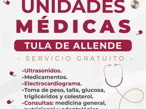 La Unidad Móvil estará ofreciendo servicios médicos en la colonia 16 de Enero