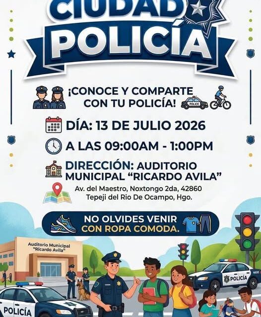 Ciudad Policía llega a Tepeji del Río