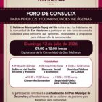Realizarán Foro de Consulta para Pueblos y Comunidades Indígenas de Tepeji del Río