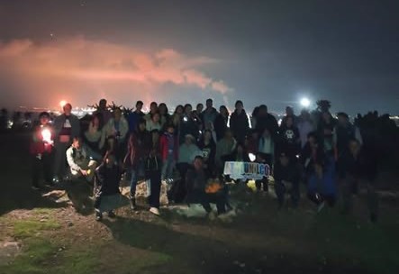 Más de 50 personas disfrutan de la Ruta de Senderismo Nocturno en Atotonilco de Tula