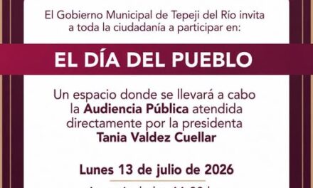 Se lleva a cabo una nueva jornada de «El Día del Pueblo» en Tepeji del Río