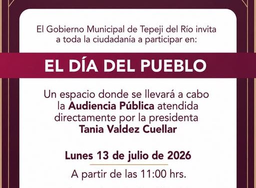 Se lleva a cabo una nueva jornada de «El Día del Pueblo» en Tepeji del Río
