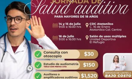 Mañana inicia la 𝗝𝗼𝗿𝗻𝗮𝗱𝗮 𝗱𝗲 𝗦𝗮𝗹𝘂𝗱 𝗔𝘂𝗱𝗶𝘁𝗶𝘃𝗮 en Atotonilco de Tula