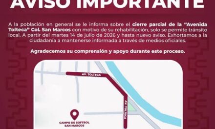 Anuncian cierre de circulación en Tula de Allende por trabajos de rehabilitación