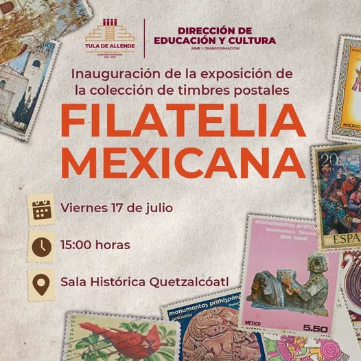 Inaugurarán exposición “Filatelia mexicana” en Tula de Allende
