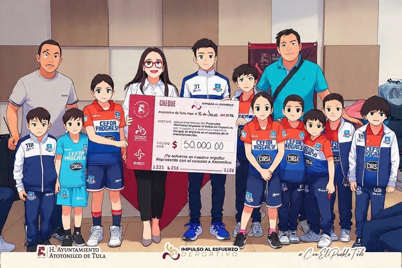 Atotonilco de Tula impulsa la participación de jóvenes futbolistas en torneo internacional