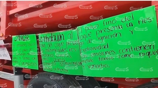 Atotonilco de Tula: suspenden temporalmente empresa por presunto mal manejo de coque