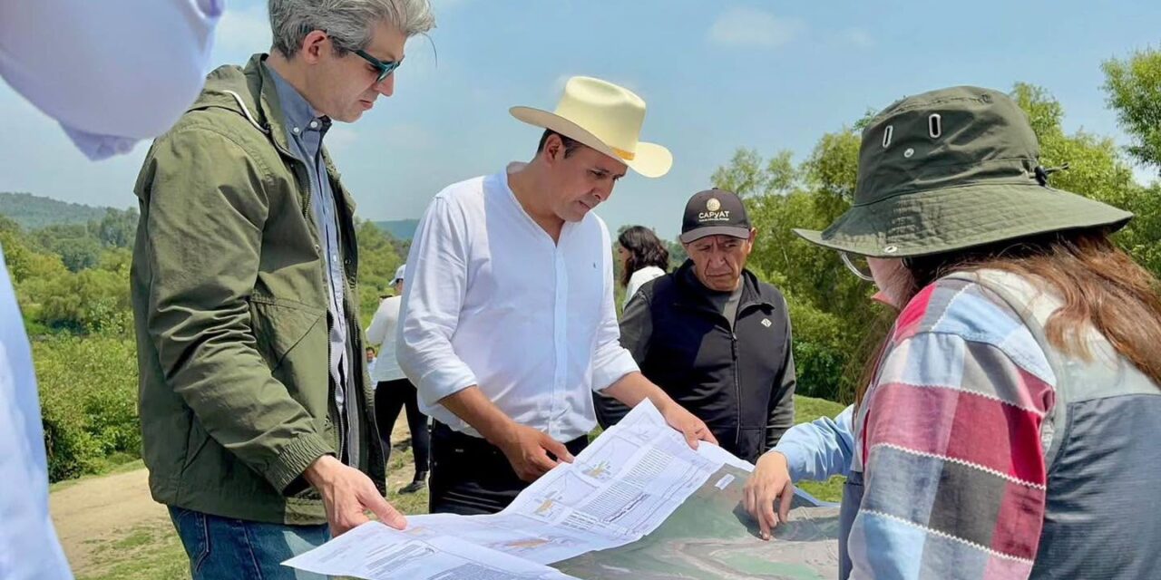 Supervisan avances de proyectos de recuperación ambiental en Tula de Allende