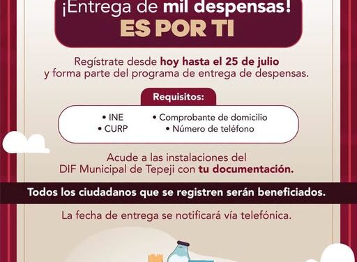 Inicia registro al programa “Es por ti” en Tepeji del Río