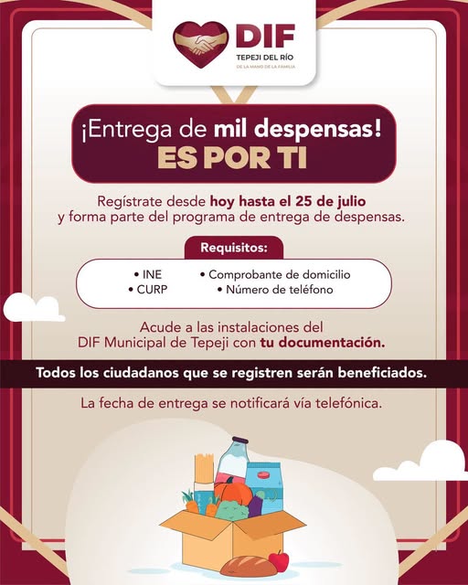 Inicia registro al programa “Es por ti” en Tepeji del Río