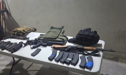 Aseguran arsenal, equipo táctico y vehículo durante operativo conjunto en Tula de Allende
