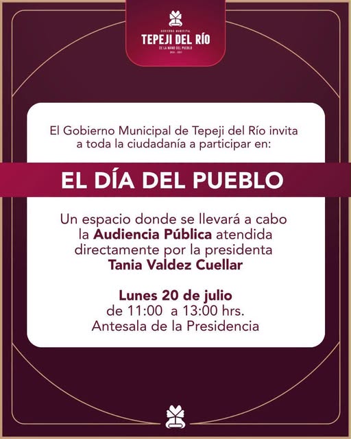 Tania Valdez Cuéllar encabezará jornada de atención ciudadana “El Día del Pueblo”