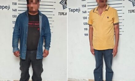 Detienen a dos hombres en Tepeji del Río con seis bidones de hidrocarburo