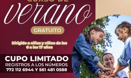 Sistema DIF Municipal de Atotonilco de Tula invita a participar en curso de verano gratuito