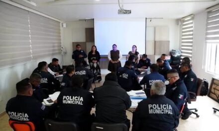 Capacitan a policías de Atotonilco de Tula en Informe Policial Homologado