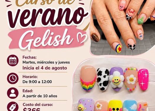 DIF Tepeji del Río invita al Curso de Verano Gelish para fomentar el aprendizaje y la creatividad