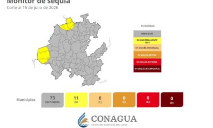 11 municipios hidalguenses se encuentran actualmente en condiciones anormalmente secas