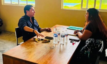Director General de la CAAMTROH atiende necesidades de agua potable en San Mateo Segunda Sección