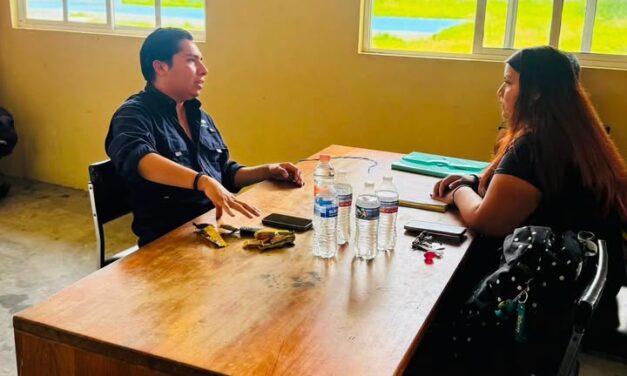 Director General de la CAAMTROH atiende necesidades de agua potable en San Mateo Segunda Sección
