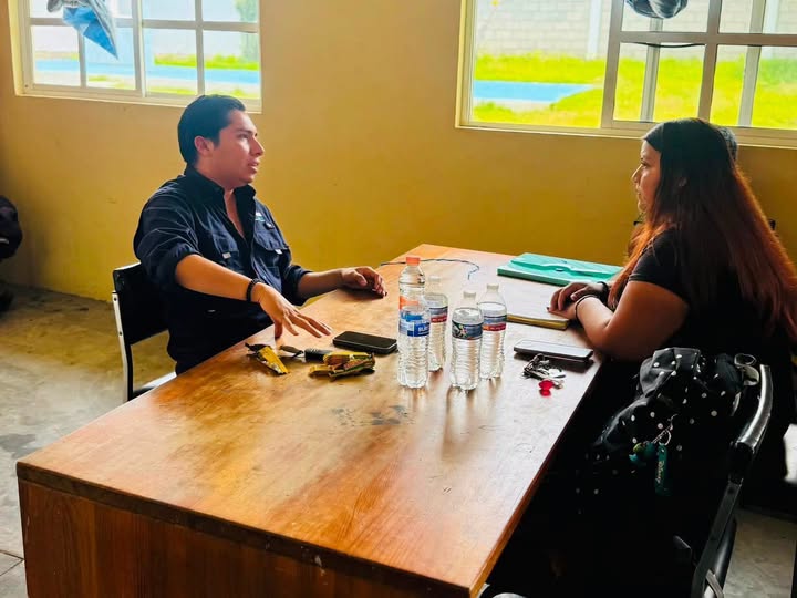Director General de la CAAMTROH atiende necesidades de agua potable en San Mateo Segunda Sección