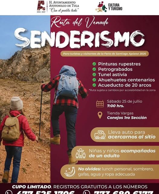 Invitan a recorrido gratuito al Sitio El Venado en Atotonilco de Tula