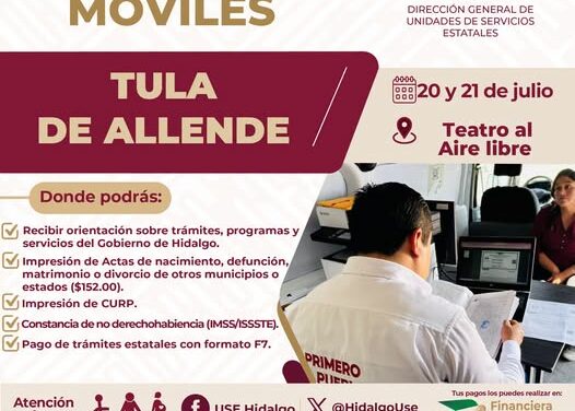 Realizarán jornada para la expedición de actas del Registro del Estado Familiar en Tula de Allende