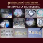 SSPH asegura 7 mil 500 litros de hidrocarburo ilegal y desmantela punto de venta de narcóticos en Tula de Allende
