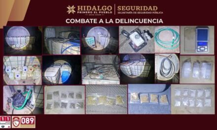 SSPH asegura 7 mil 500 litros de hidrocarburo ilegal y desmantela punto de venta de narcóticos en Tula de Allende