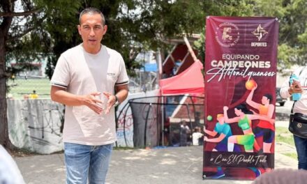 Entregan uniformes al equipo de fútbol 7 “Guerreros” de Atotonilco de Tula