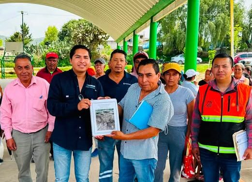 Evalúan perforación de nuevo pozo de agua en Santiago Tlaltepoxco