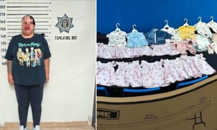 Mujer es detenida por sustraer mercancía sin pagar de tienda departamental en Tepeji del Río