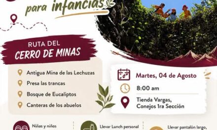 Senderismo para infancias: Ruta del Cerro de Minas en Atotonilco de Tula
