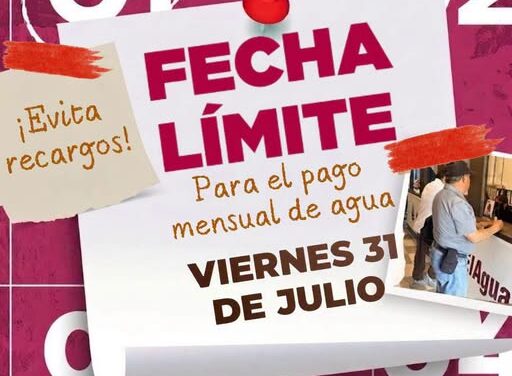 Comisión de Agua de Tepeji exhorta a usuarios a realizar el pago oportuno del servicio