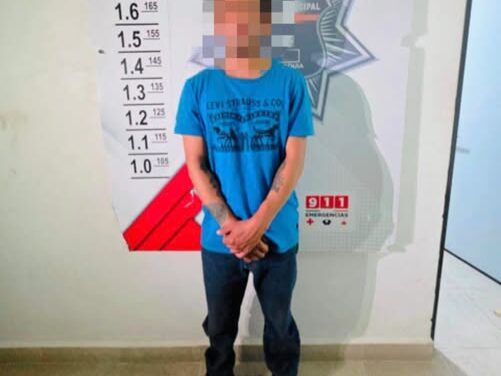 DETIENE POLICÍA MUNICIPAL DE ATITALAQUIA A PERSONA CON PRESUNTA SUSTANCIA ILÍCITA EN ZONA CENTRO