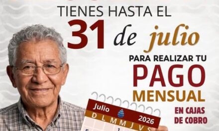 La Comisión de Agua de Tepeji te invita a realizar el pago mensual de tu servicio de agua a más tardar el viernes 31 de julio