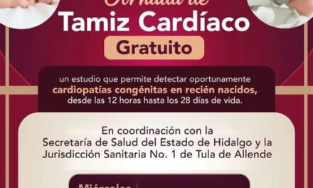 Invitan a familias de Tepeji del Río a Jornada Gratuita de Tamiz Cardíaco para recién nacidos