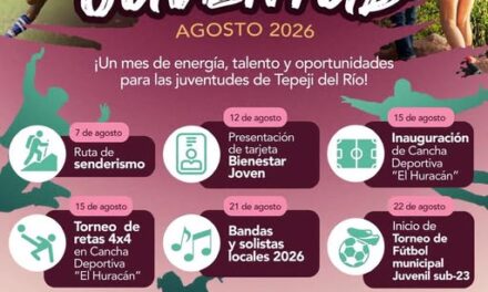 Tepeji del Río celebra el Mes de la Juventud con actividades deportivas, culturales y de desarrollo