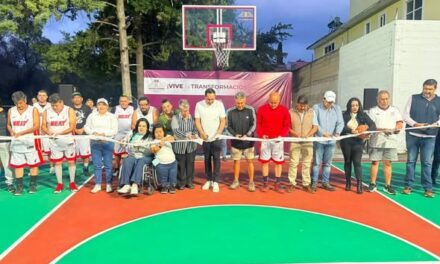 Rehabilitan cancha de basquetbol en San Marcos para fortalecer el deporte y la convivencia
