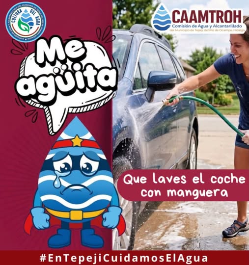 Llamado a evitar el desperdicio de agua durante el lavado de vehículos