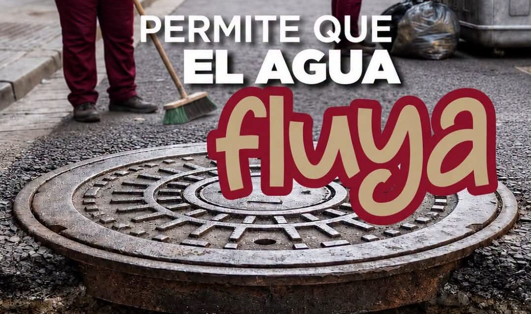 Exhortan a la ciudadanía a mantener limpias las calles para prevenir encharcamientos