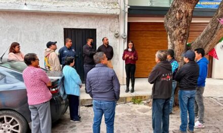 CAAMTROH atiende solicitudes ciudadanas sobre agua potable y drenaje en la colonia San Francisco